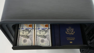 Cocono 15 fireproof safe hiding cash and passport
