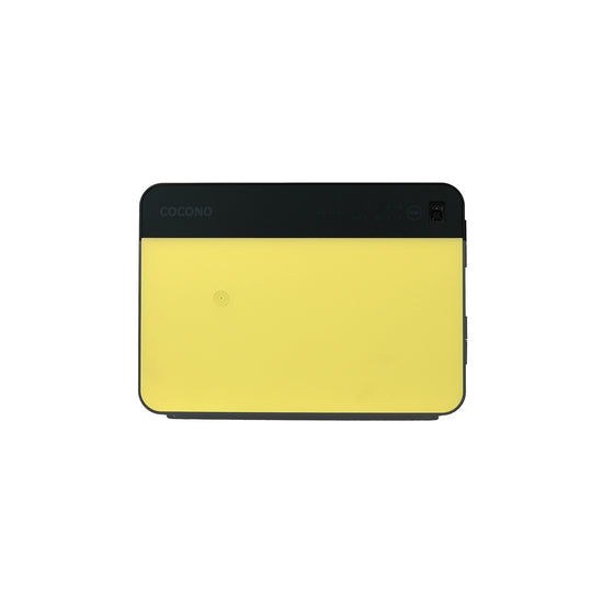 Modern biometric safes in pop colors: Cocono Chroma 20 small safe in Lemon
