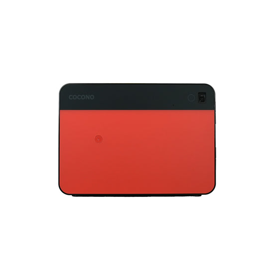 Modern biometric safes in pop colors: Cocono Chroma 20 small safe in Terracotta