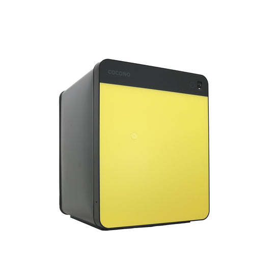 Modern biometric safes in pop colors: Cocono Chroma 40 medium safe in Lemon