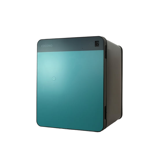 Modern biometric safes in pop colors: Cocono Chroma 40 medium safe in Pacific