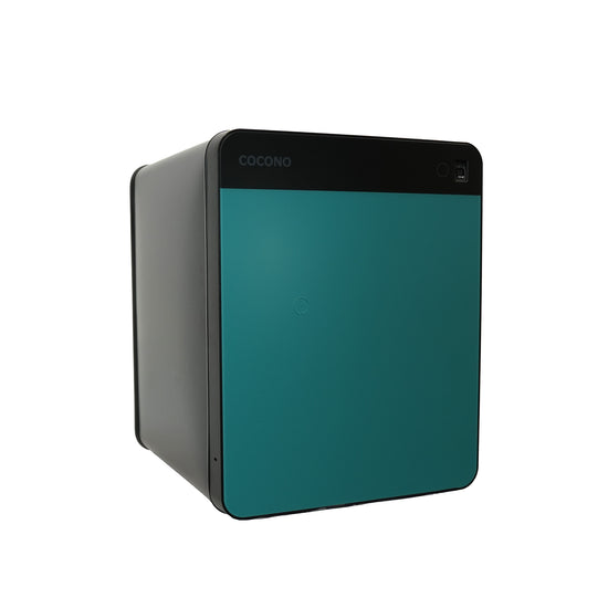 Modern biometric safes in pop colors: Cocono Chroma 40 medium safe in Pacific