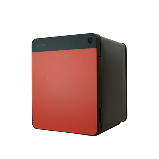 Luxury Cocono Chroma 40 medium fireproof biometric safe in Terracotta