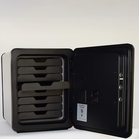 Cocono 40 medium luxury safe with drawers in Ivory