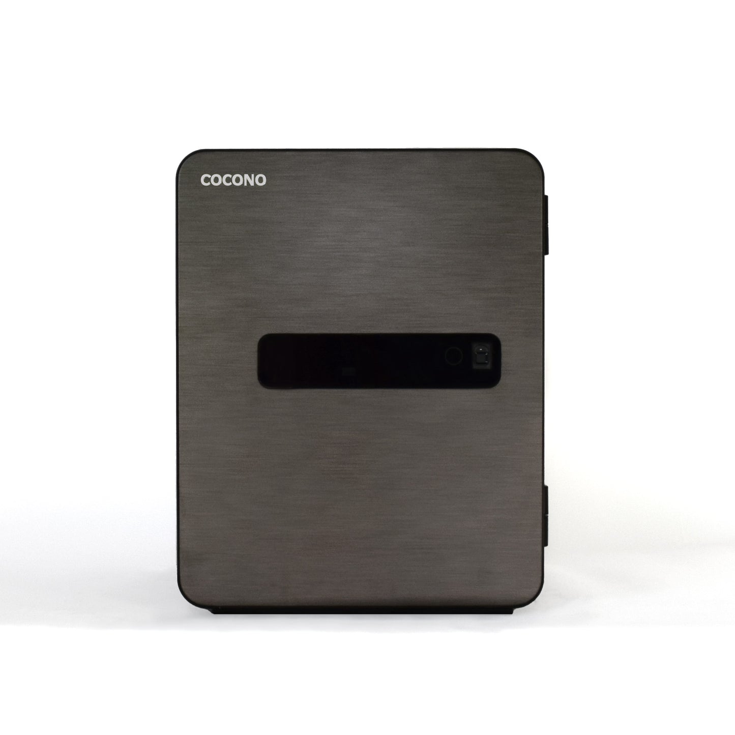 Photo of a modern, Graphite, 40 liter Cocono home fire resistant safe for secure storage and organization.