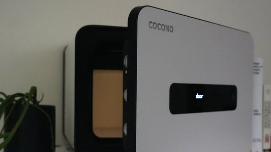 Cocono Classic 20 Small Fireproof Safe in a dark room