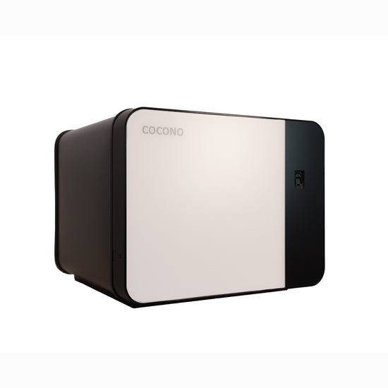 Cocono Chroma 15 mini safe: compact biometric closet safe in Cloud.
