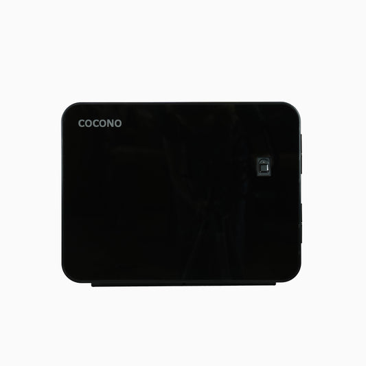 Cocono Chroma 15 mini safe: compact biometric closet safe in Midnight.