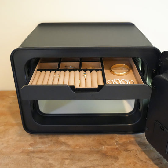 Cocono Chroma 20 small fireproof safe with Jewelry Organizer