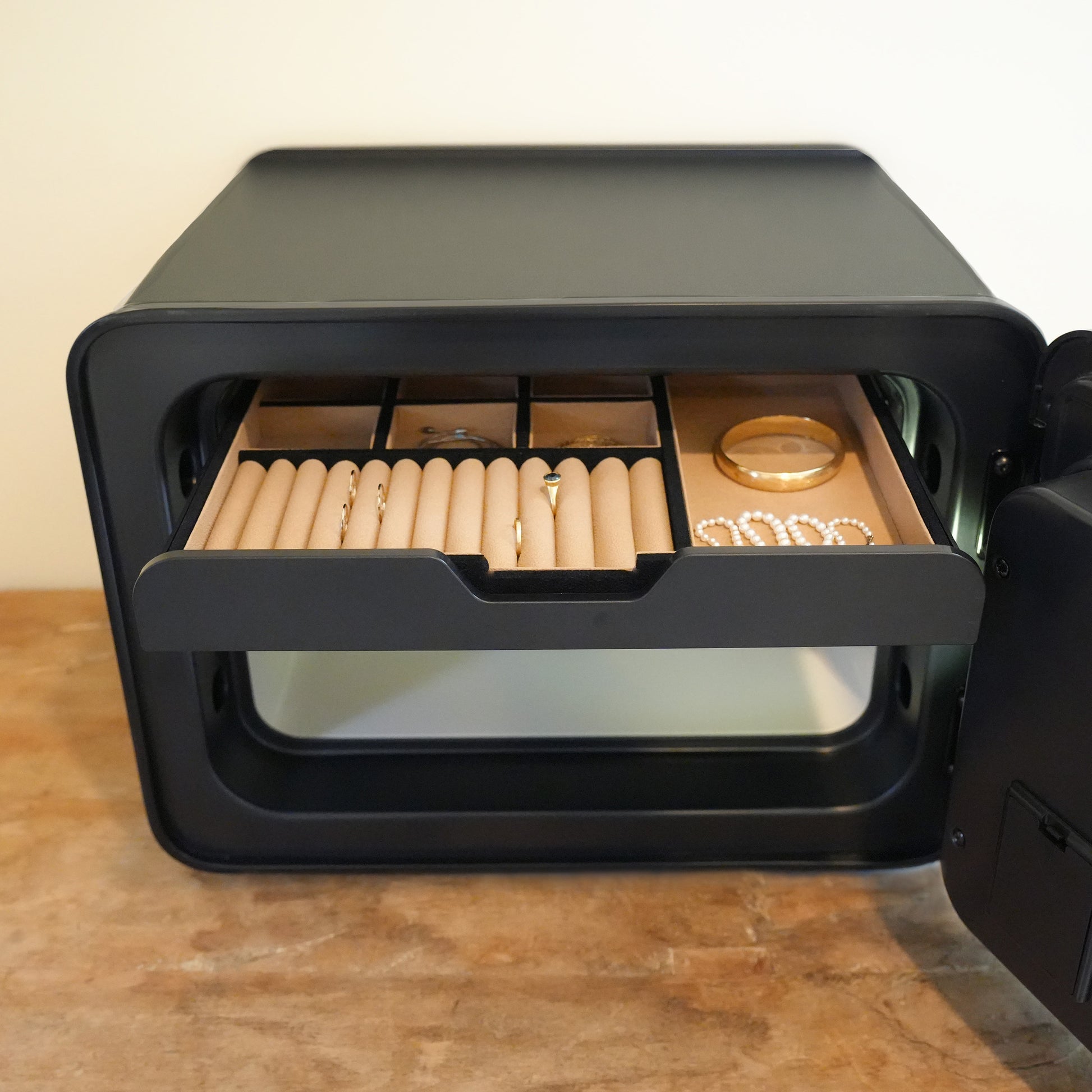 Cocono Chroma 20 small fireproof safe with Jewelry Organizer