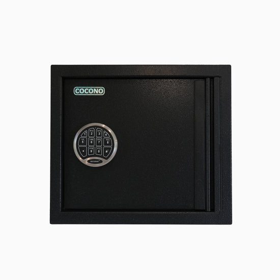 Cocono wall safe to be hidden in wall with cash and passport