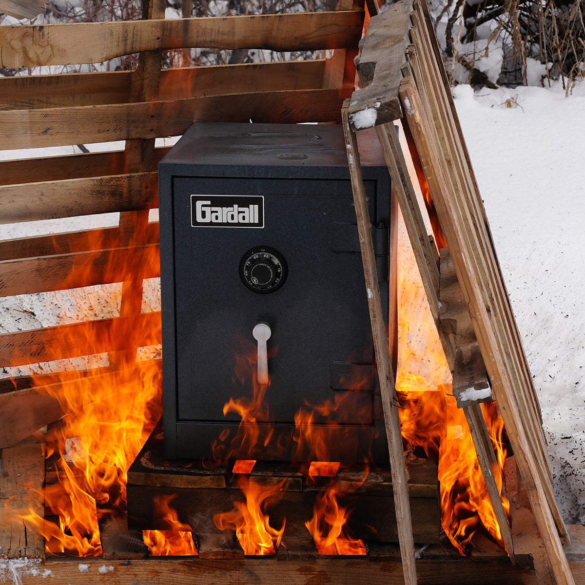 Gardall 1812/2, Gardall fire safe in fire